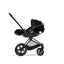 Cybex Priam 4 Stroller - Matte Black/Black Frame and Deep Black Seat Pack