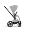 Cybex E-Priam 2 Stroller Frame - Chrome/Black