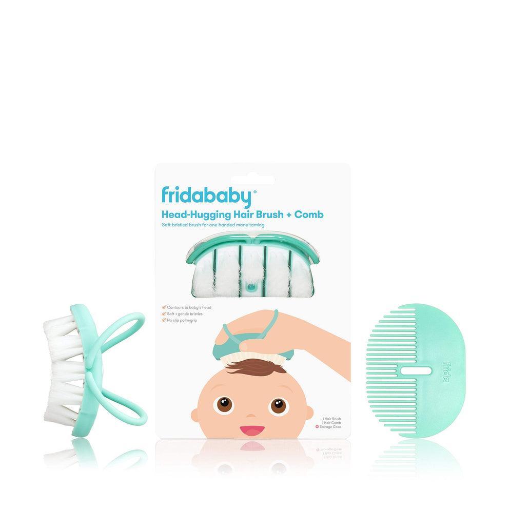 Fridababy Baby Head-Hugging Hairbrush + Styling Comb Set