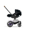 Cybex E-Priam 2 Stroller - Chrome/Brown Frame and Autumn Gold Seat Pack