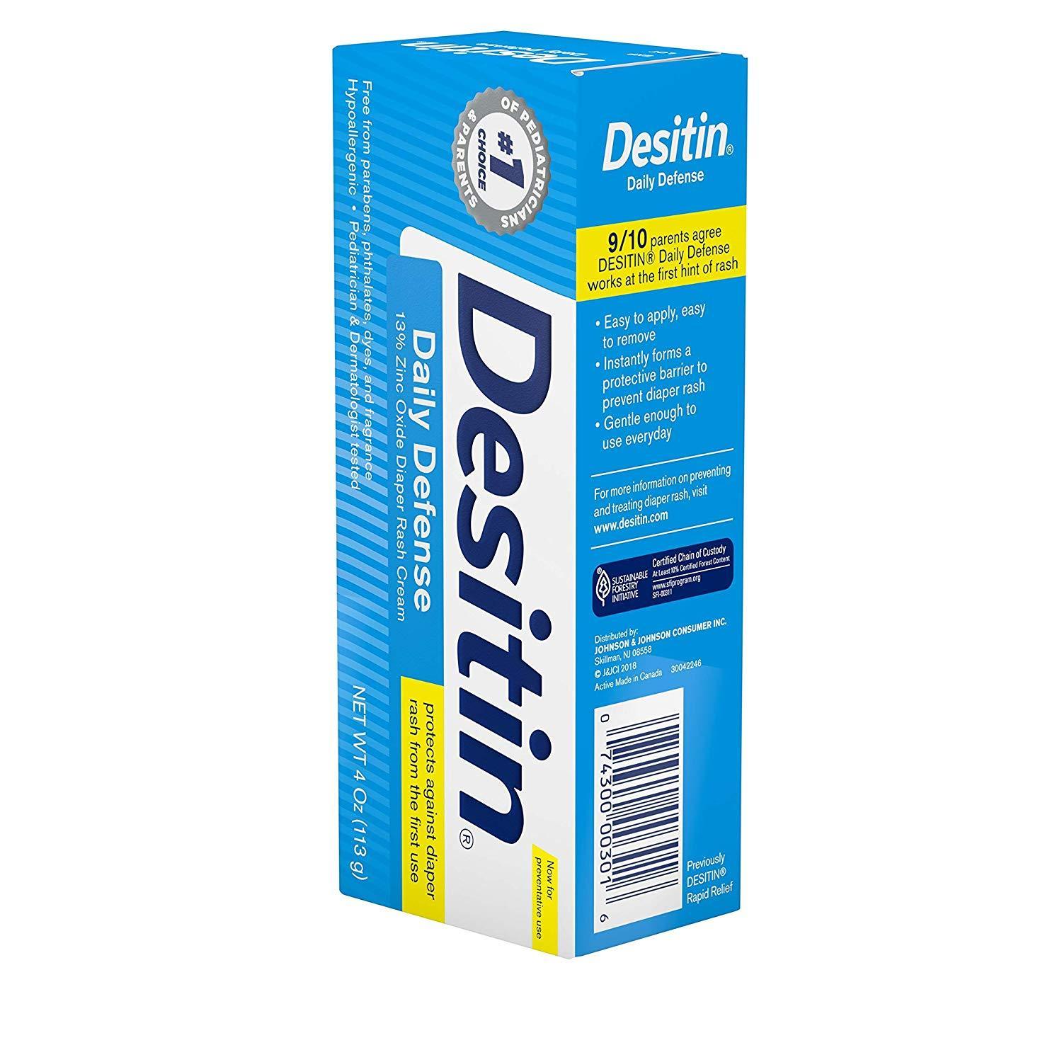 Pomada Desitin Para Prevenção de Assaduras Azul 113G - Desitin Babytunes