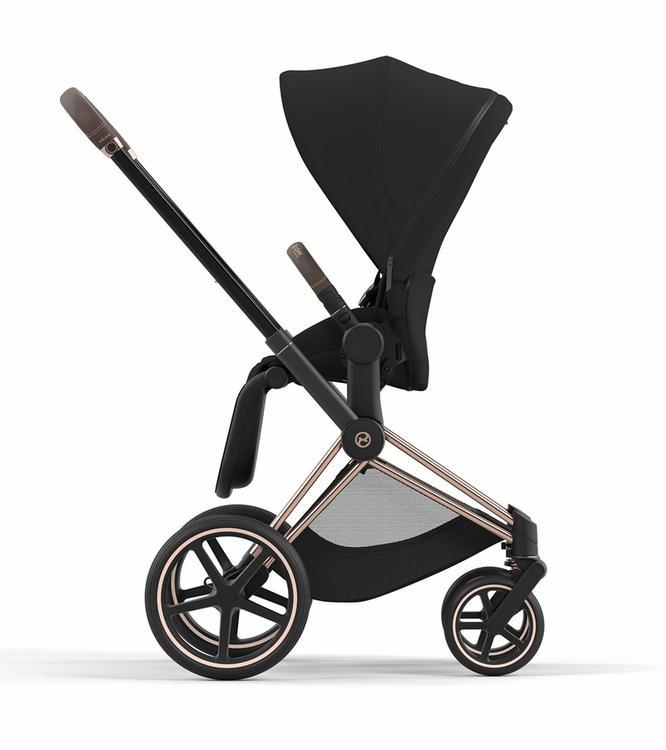 Cybex Priam 4 Complete Stroller Rose Gold Deep Black