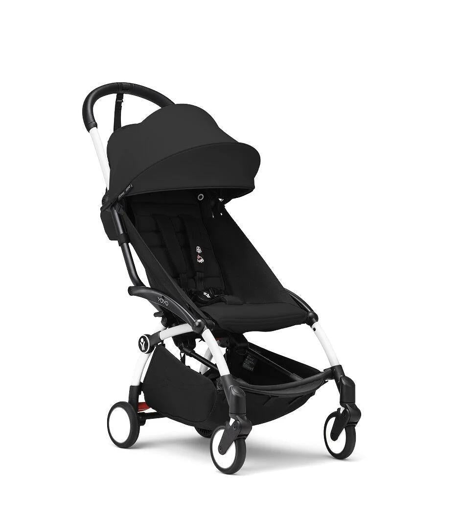 Stokke YOYO³ Stroller - Black On White - Luna Baby Store Miami