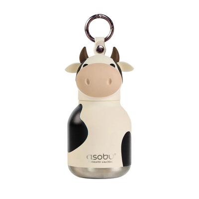 Mini Garrafa Térmica Infantil Asobu Bestie Vaquinha 200ML
