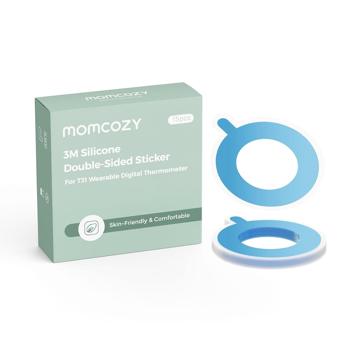 Adesivo de Reposição para Termômetro Infantil Digital Momcozy Smart - 15 Unidades on Luna Baby Store Miami