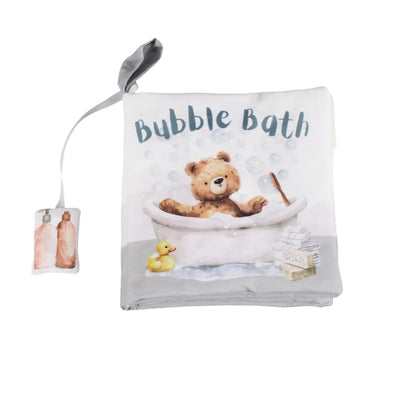 Livro Sensorial de Tecido Ali+Oli para Bebê Bubble Bath