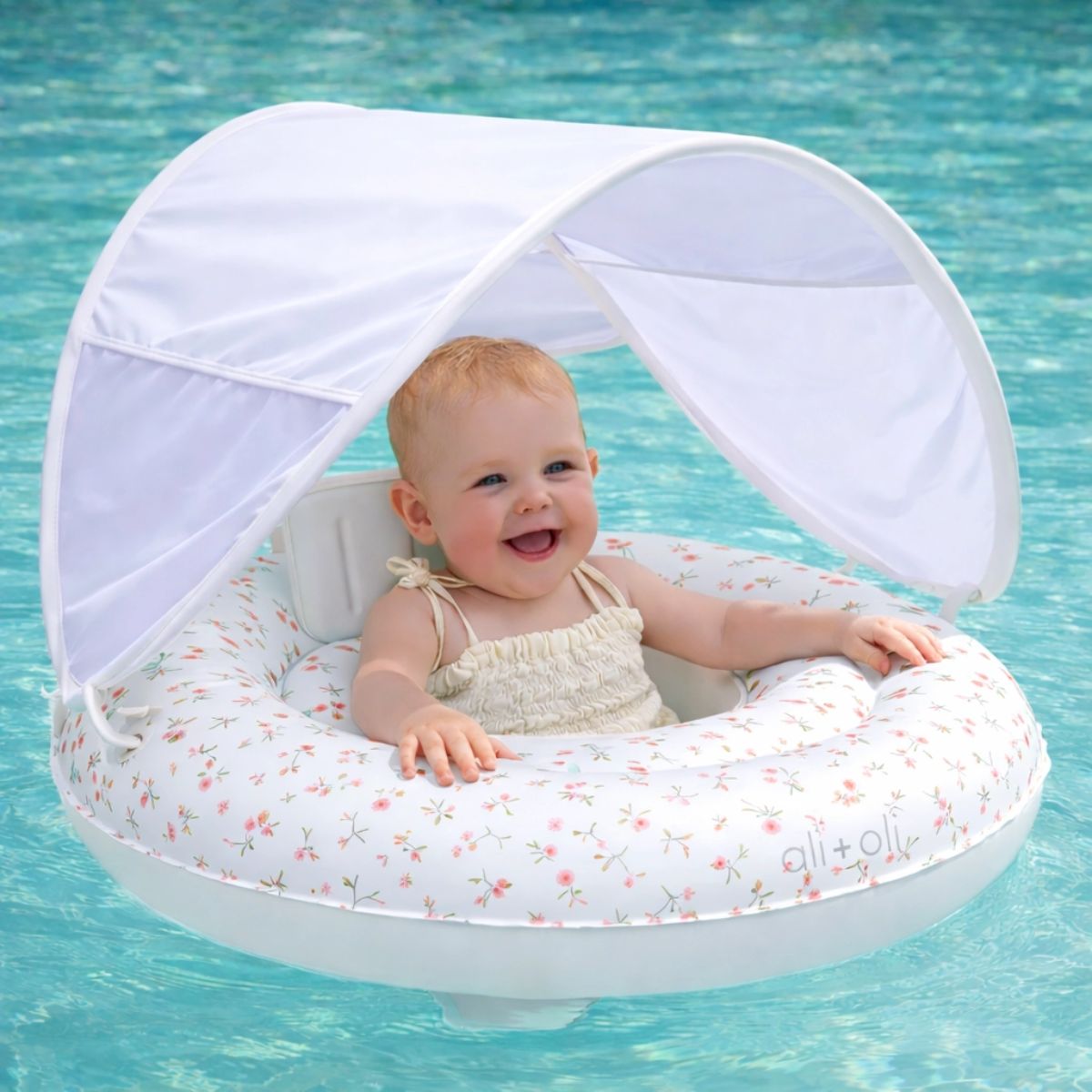 Boia Infantil Com Capota Ali+Oli Bloom on Luna Baby Store Miami