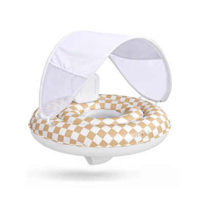 Boia Infantil Com Capota Ali+Oli Tan Checkers