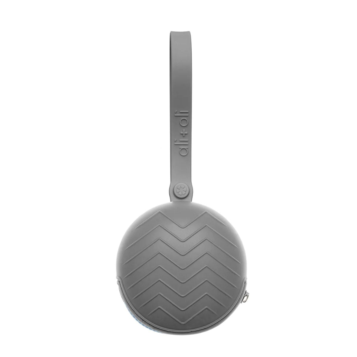 Ali + Oli Porta-Chupeta de Silicone - Cinza