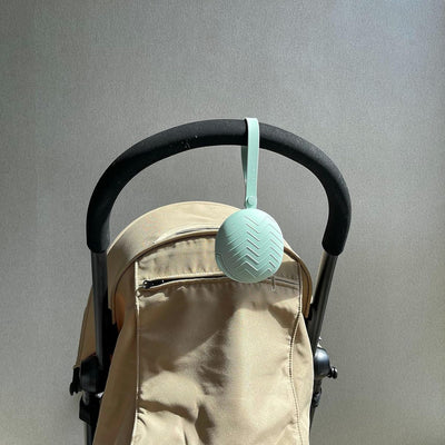 Ali + Oli Porta-Chupeta de Silicone - Verde Menta