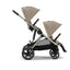  Assento Secundário Cybex Gazelle S - Almond Beige/ Estrutura Taupe