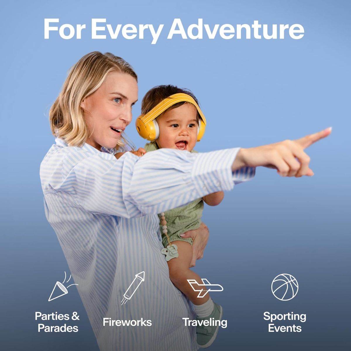 Fone Com Proteção Auditiva Infantil Alpine Muffy Baby Azul
