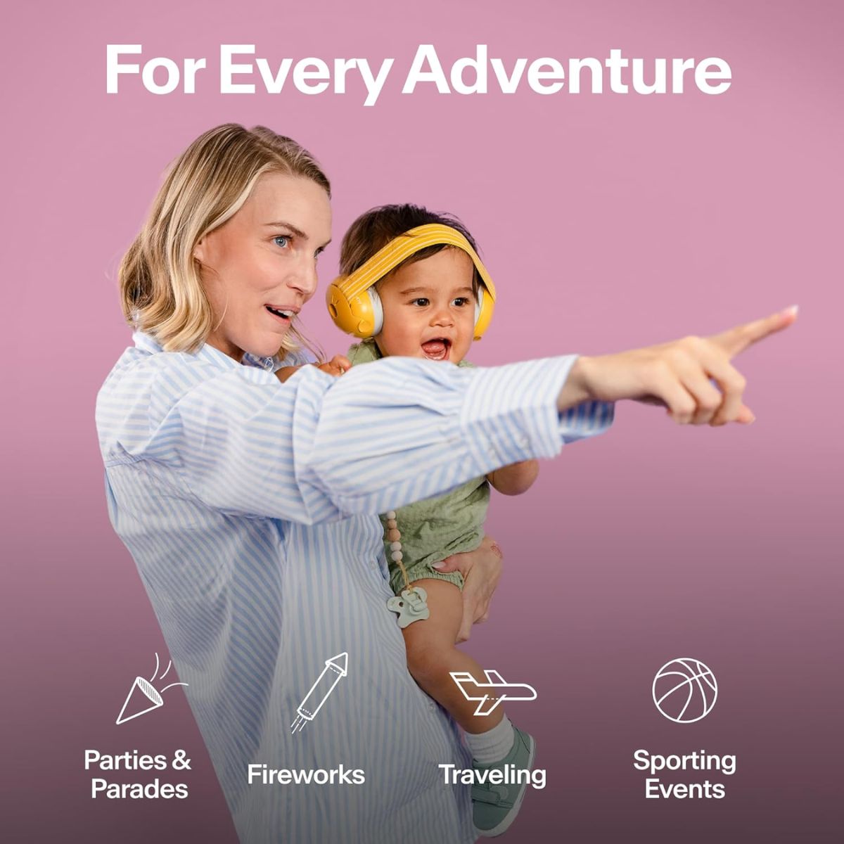 Fone Com Proteção Auditiva Infantil Alpine Muffy Baby Rosa