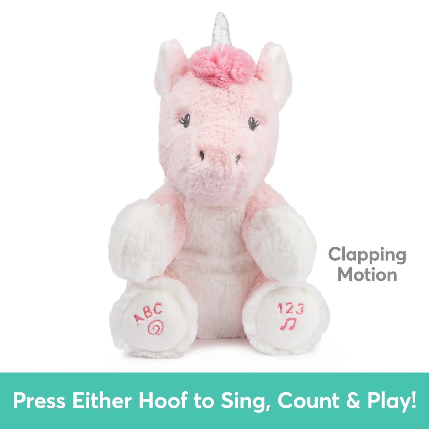 Baby Gund Animated Alora The Unicorn 11 In. - Luna Baby Store Miami