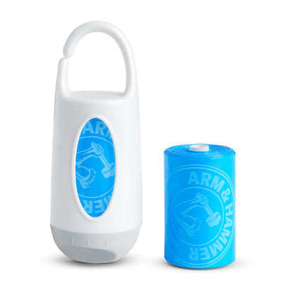 Munchkin Arm & Hammer Change & Toss Diaper Bag Dispenser - Blue - Luna Baby Store Miami