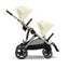 Assento Extra Para Carrinho Cybex Gazelle S Seashell Beige (Taupe Frame) on Luna Baby Store Miami