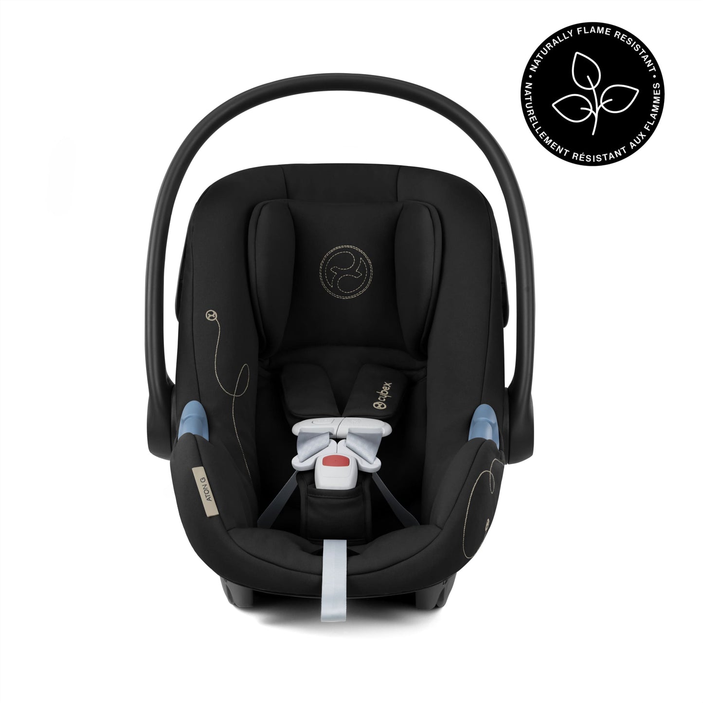 Cybex Aton G Infant Car Seat w/ SensorSafe - Moon Black - Luna Baby Store Miami