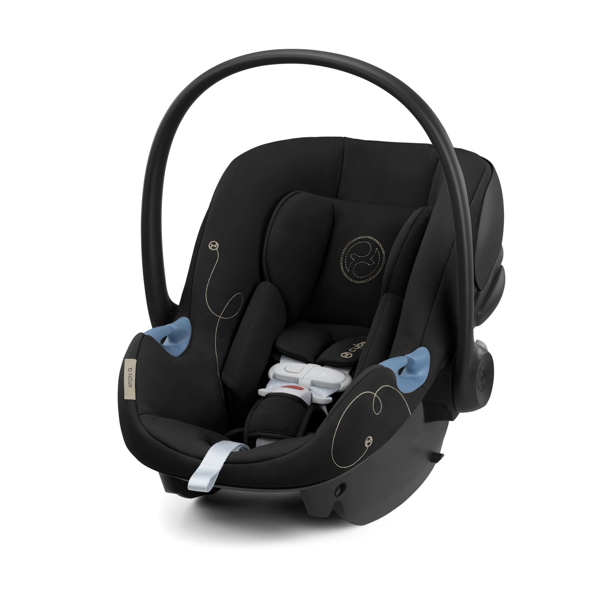 Cybex Aton G Infant Car Seat w/ SensorSafe - Moon Black - Luna Baby Store Miami