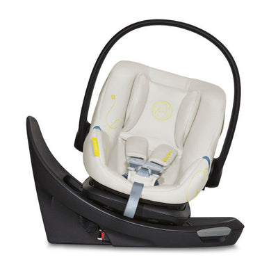 Cybex Aton G Swivel Infant Car Seat w/ SensorSafe - Seashell Beige - Luna Baby Store Miami