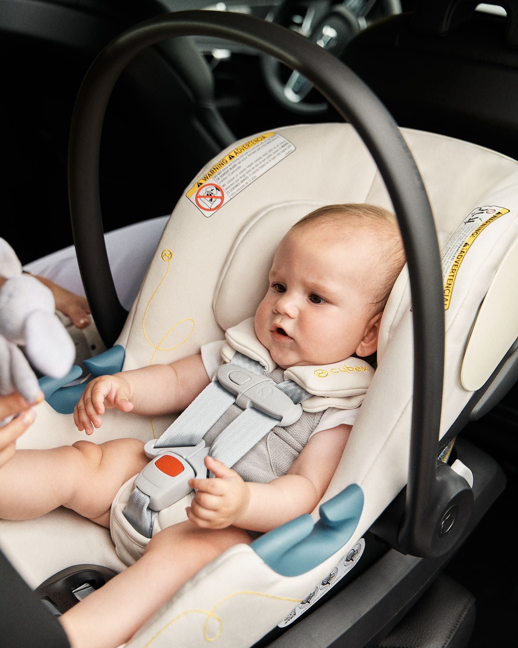 Cybex Aton G Infant Car Seat w/ SensorSafe - Lava Grey - Luna Baby Store Miami