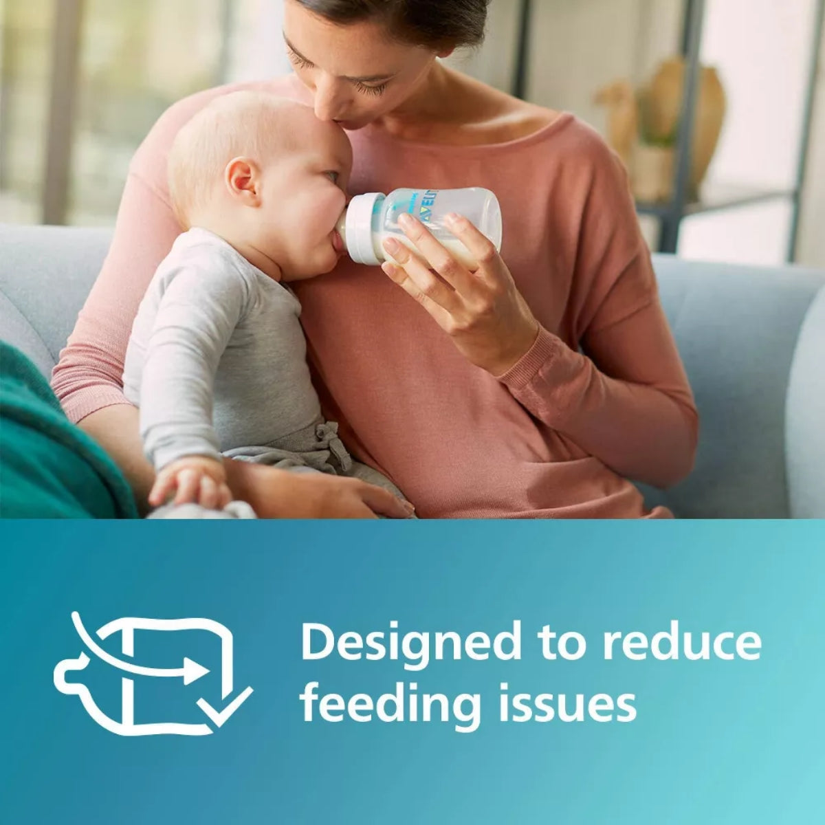 Avent Anti-Colic Baby Bottle Flow 4 Nipple 2Pk