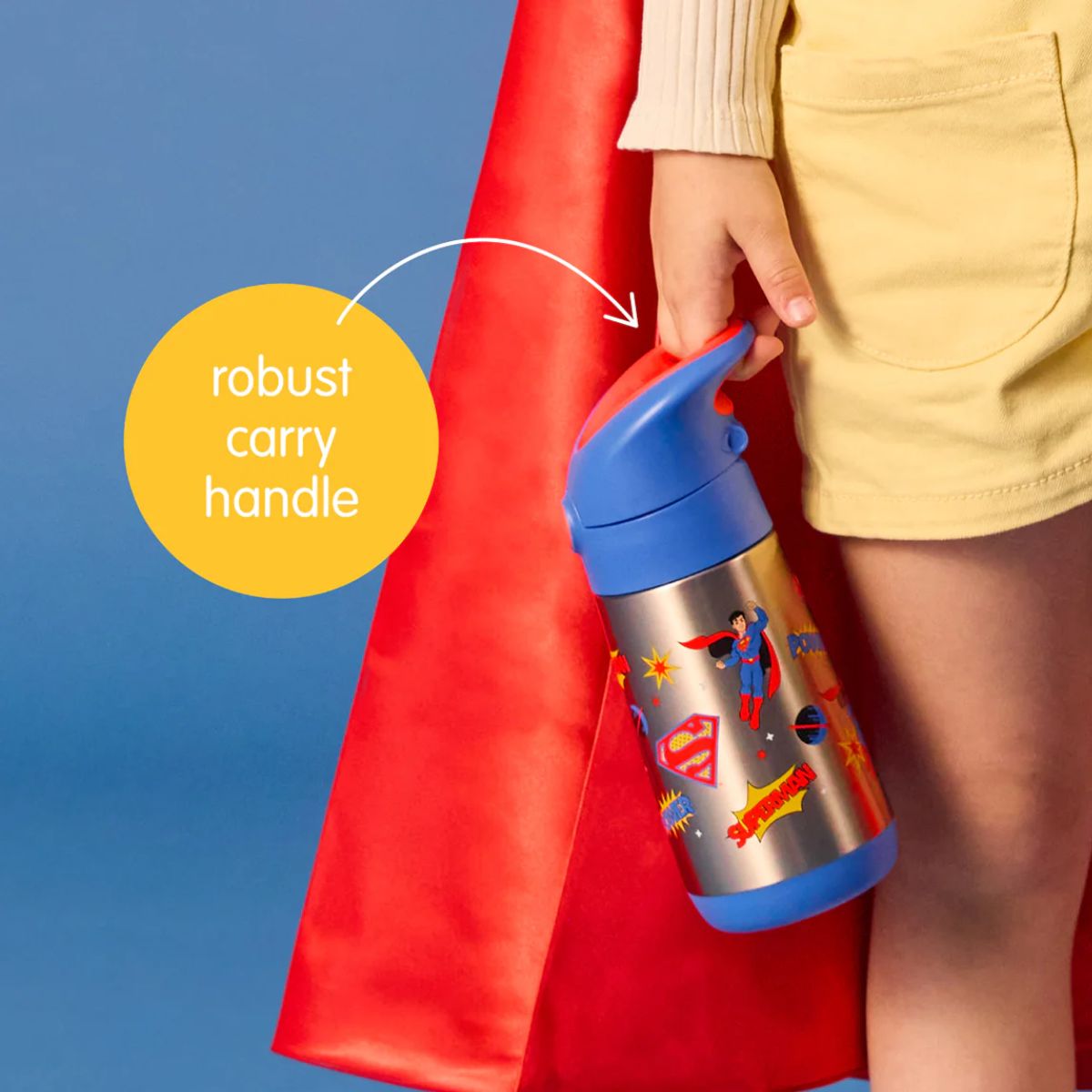 Garrafa Térmica Infantil B.Box 350ML Superman on Luna Baby Store Miami