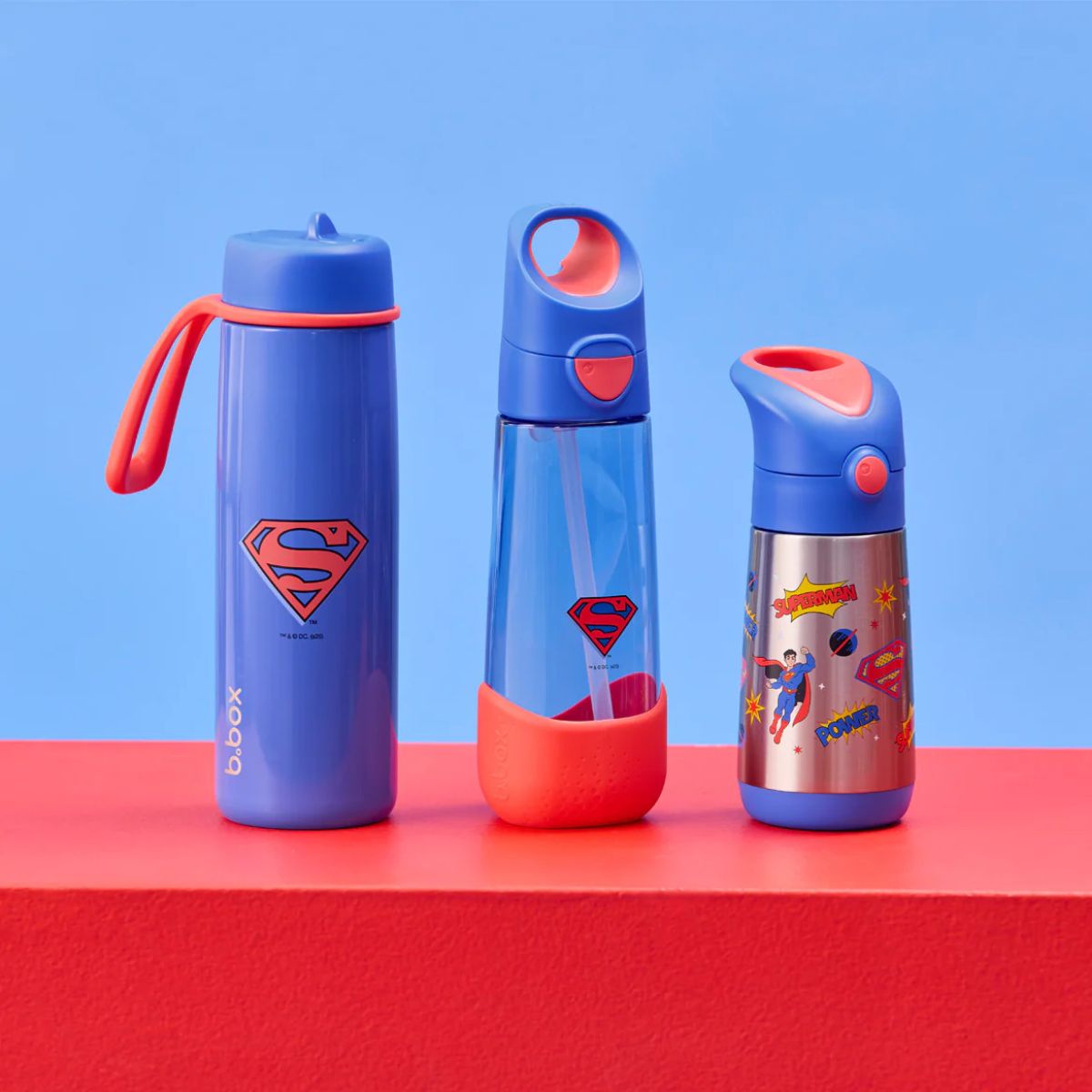 Garrafa de Aguá Térmica B.Box 690ML Superman

