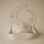 Babador De Silicone Infantil Mushie Bluey Ivory