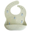 Babador De Silicone Infantil Mushie Bluey Sage on Luna Baby Store Miami