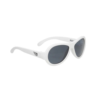 Babiators Original Aviator Sunglasses in Wicked White 3-5 years