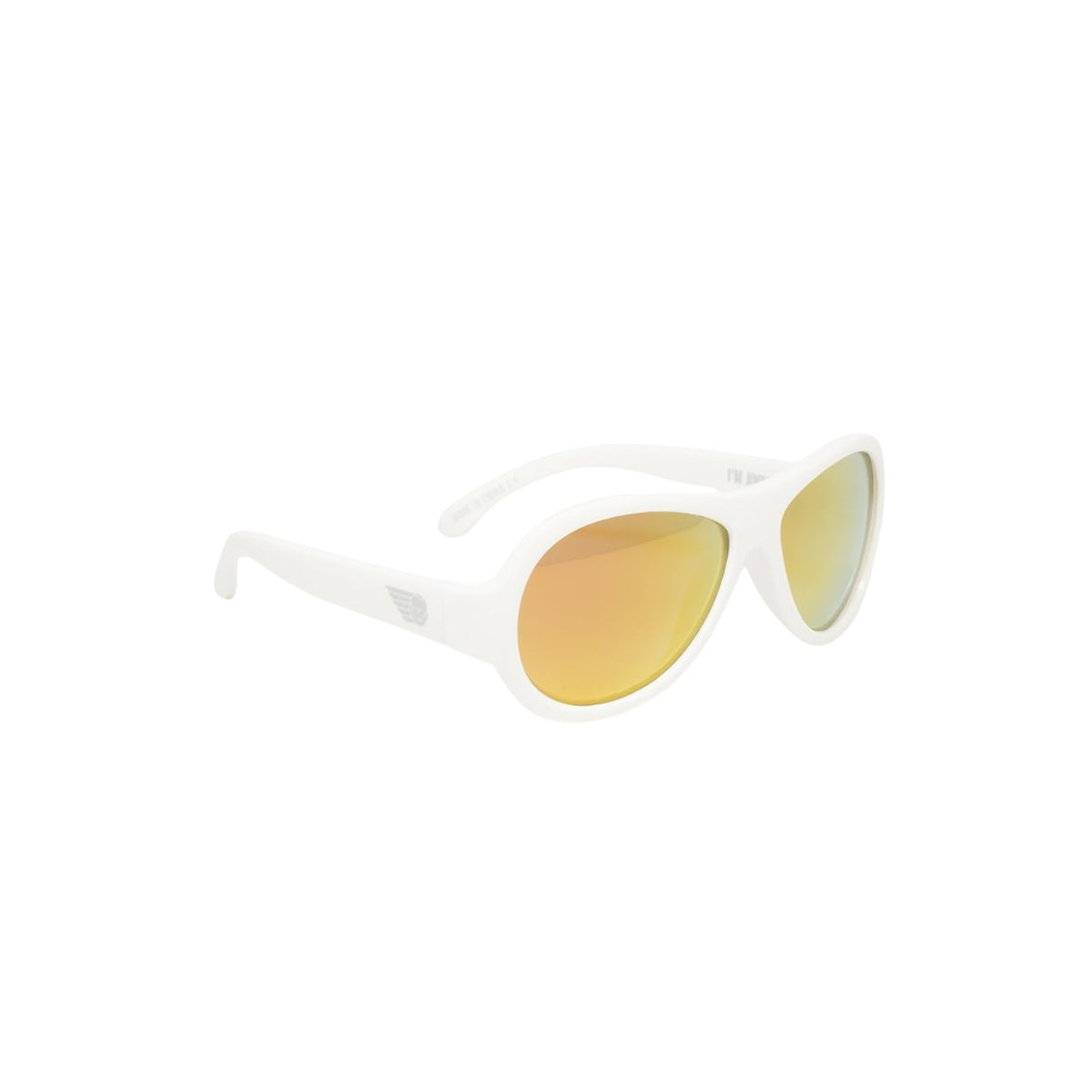 Babiators Sunglasses White With Orange Lenses 0-2 years