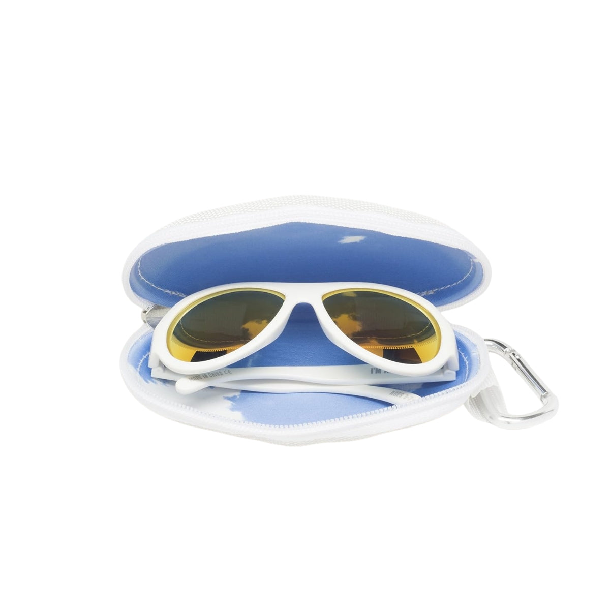 Babiators Sunglasses White With Orange Lenses 0-2 years