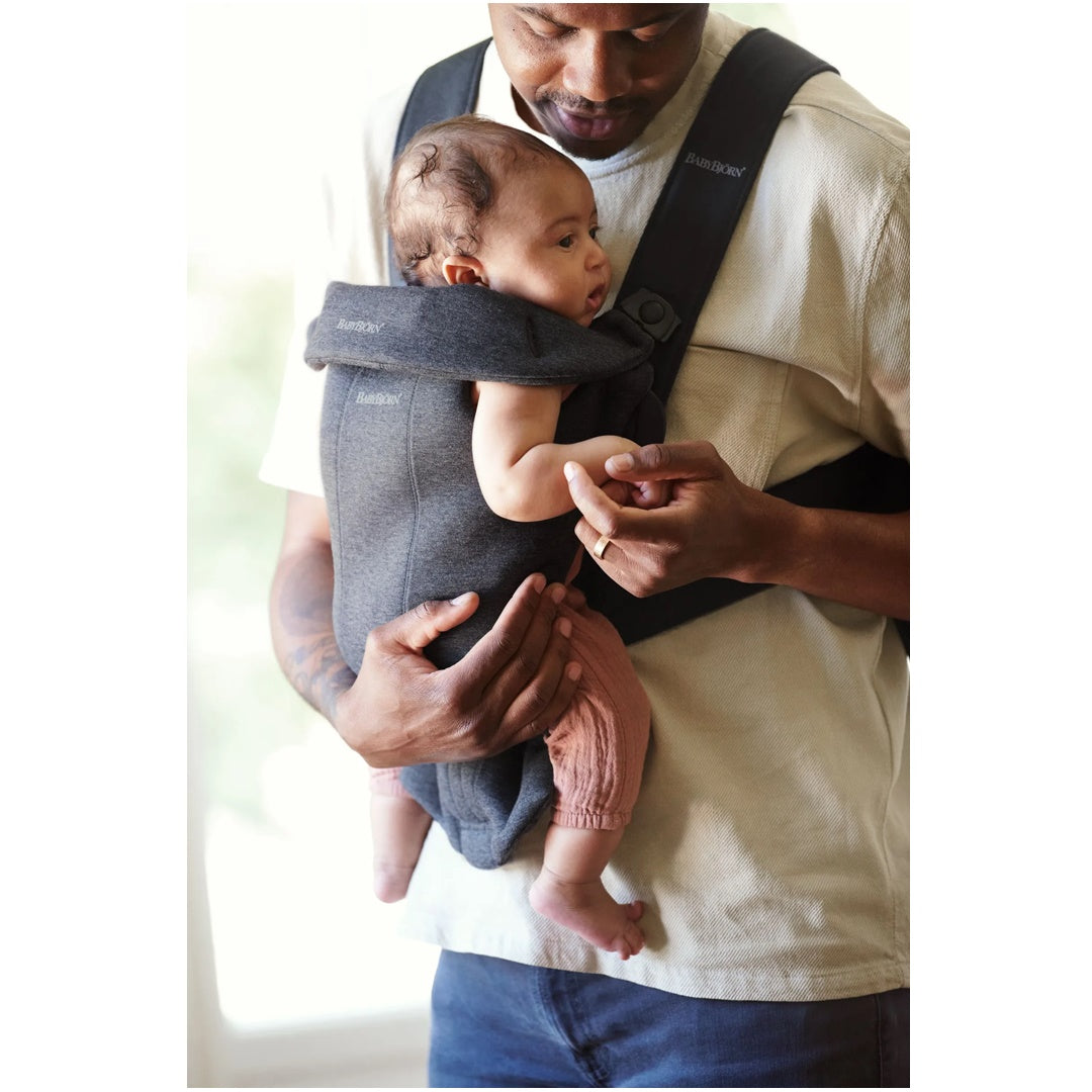 BabyBjörn Baby Carrier Mini 3D Jersey - Charcoal