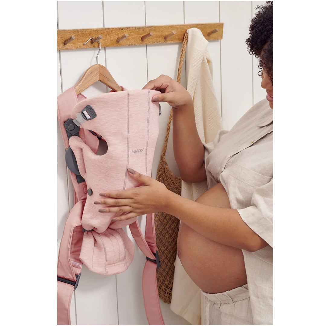 Canguru BabyBjörn Mini 3D Jersey Light Pink