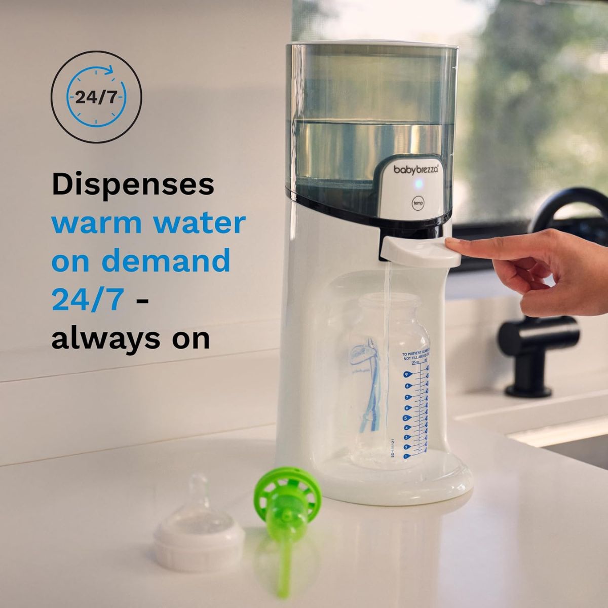 Baby Brezza - Instant Warmer For Baby Bottles - Instant Warm Water on Demand