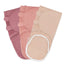 Baby Easy Swaddle Blankets w/ Zipper - 3 Pack By Comfy Cubs (Light Blush/Blush/Mauve) on Luna Baby Store Miami