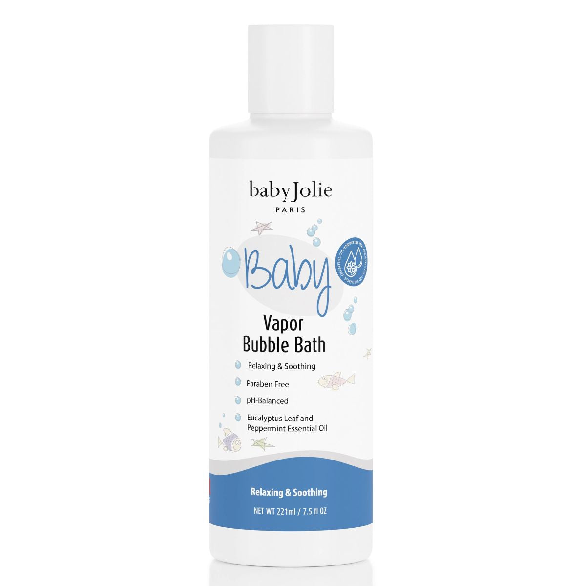 Vapor de Banho de Espuma Baby Jolie Para Bebês 210ML