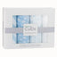 Comfy Cubs Baby Muslin Swaddle Blankets 4 Pack Blue on Luna Baby Store Miami