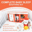 Kit Infantil Ruído Branco, Chupeta e Cobertor Baby Shusher on Luna Baby Store Miami