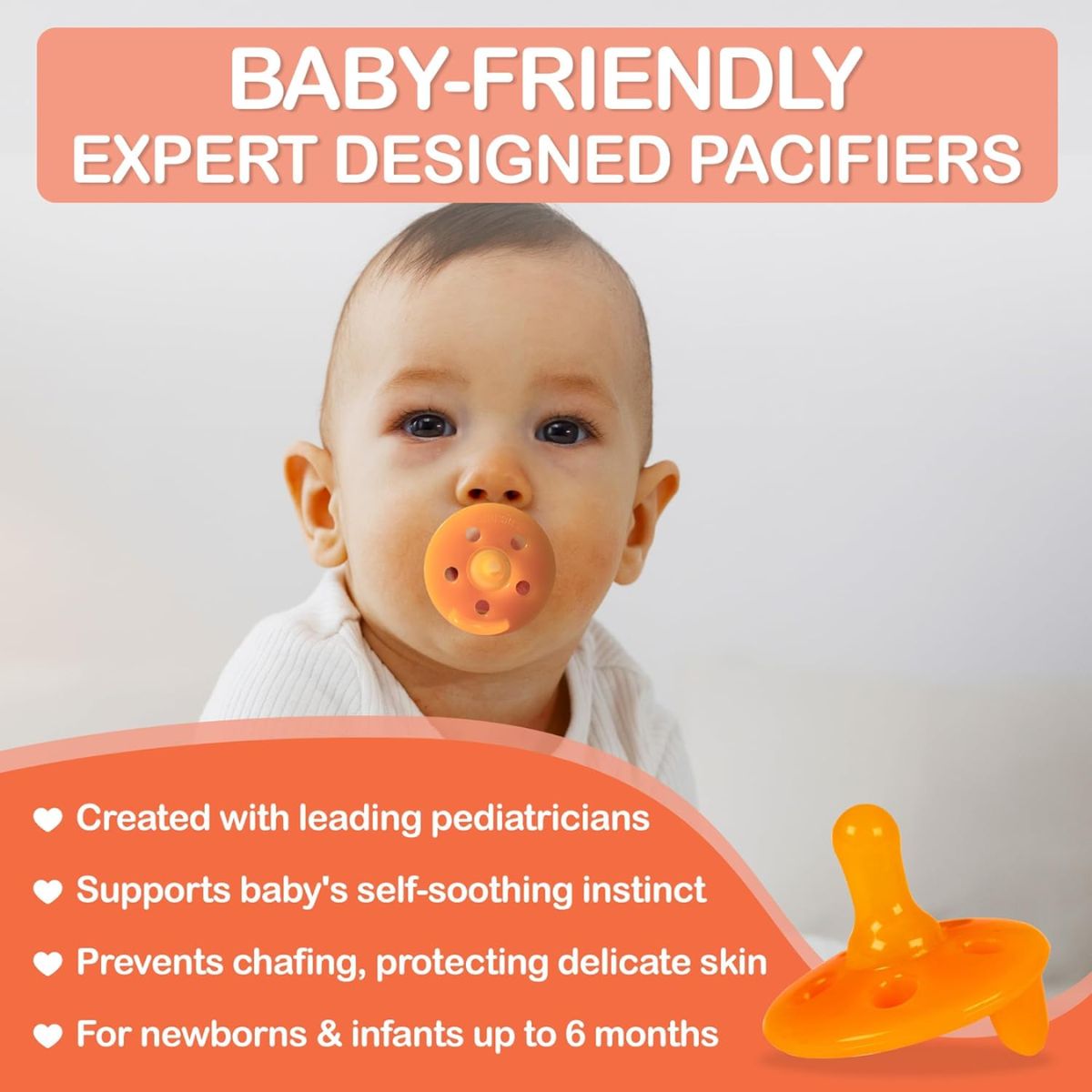 Kit Infantil Ruído Branco, Chupeta e Cobertor Baby Shusher