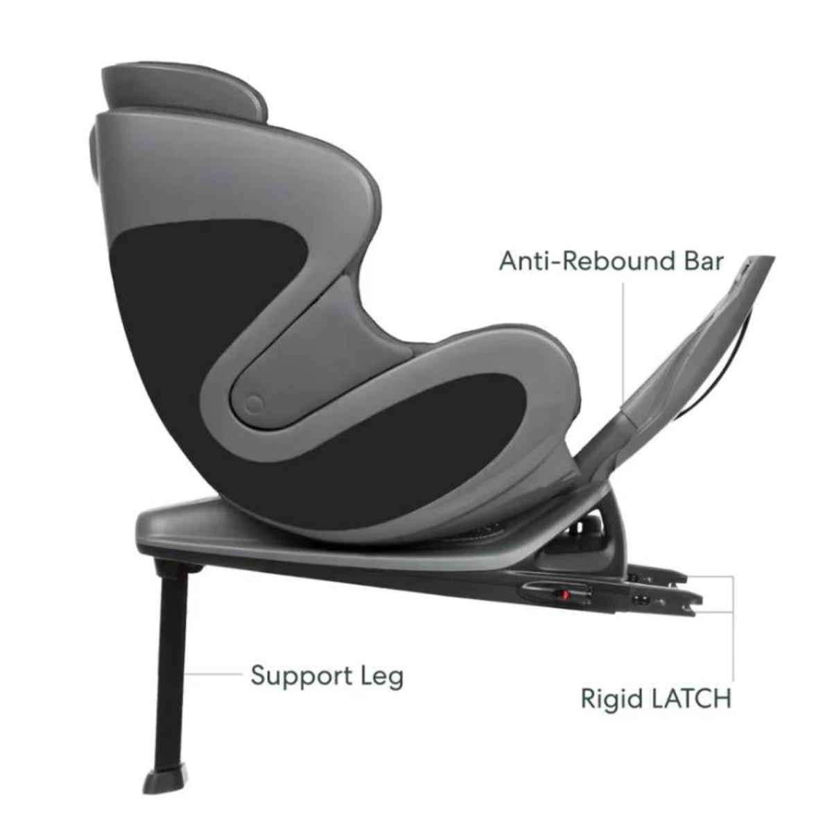 Cadeirinha de carro conversível Babyark Classic - Charcoal Grey / Midnight Blue