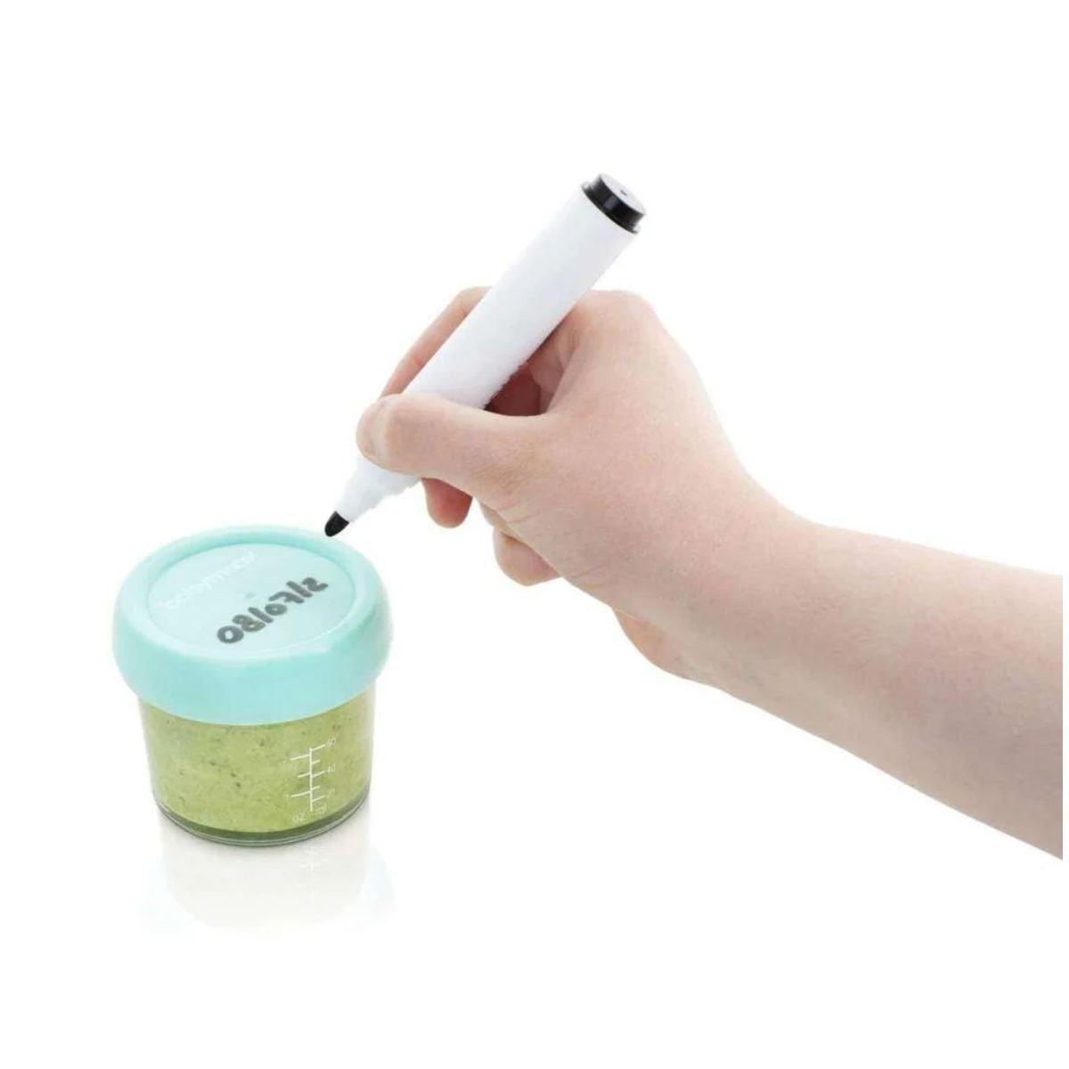Kit Com 4 Potes Armazenadores de Vidro Para Papinhas Babymoov 220ML