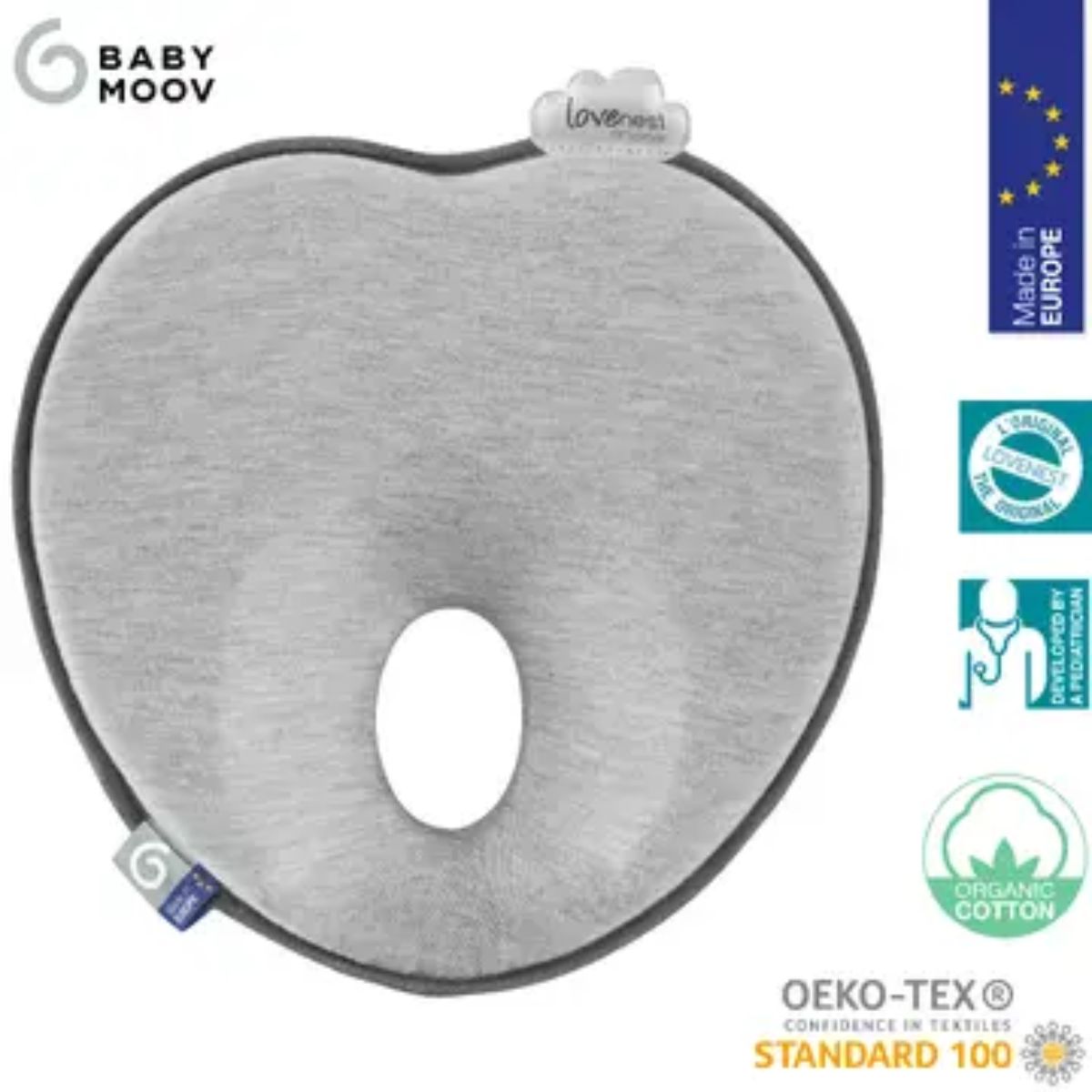 Babymoov Lovenest Original Anatomical Head Cushion - Pinkie
