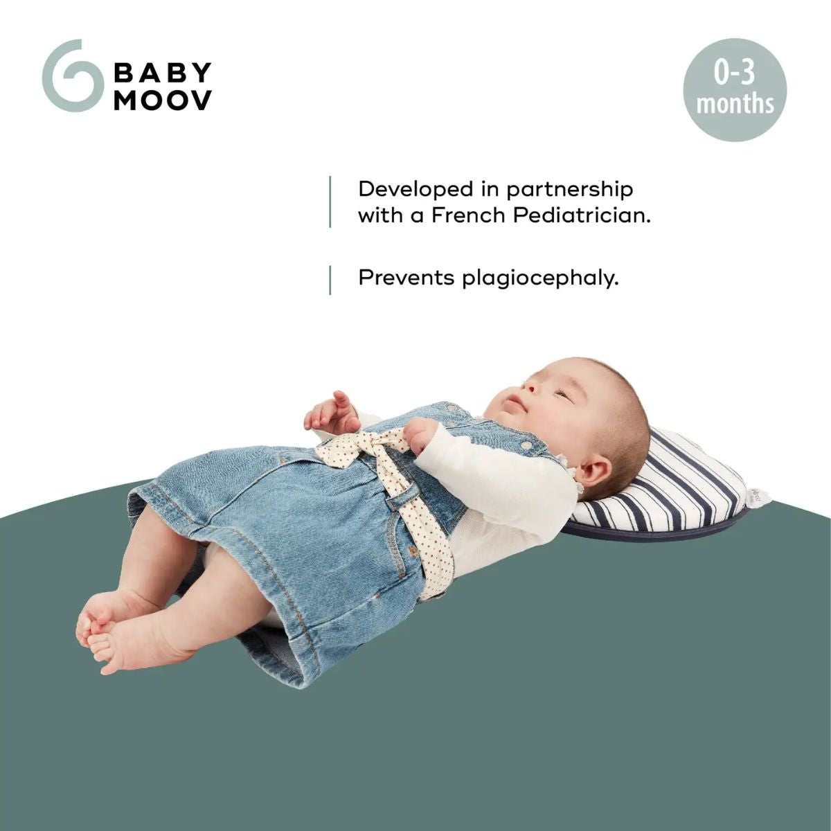 Babymoov Lovenest Original Anatomical Head Cushion - Pinkie