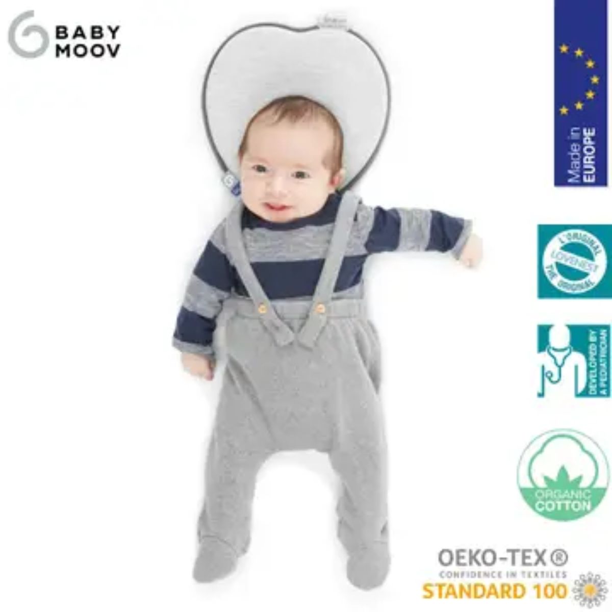 Babymoov Lovenest Original Anatomical Head Cushion - Pinkie on Luna Baby Store Miami