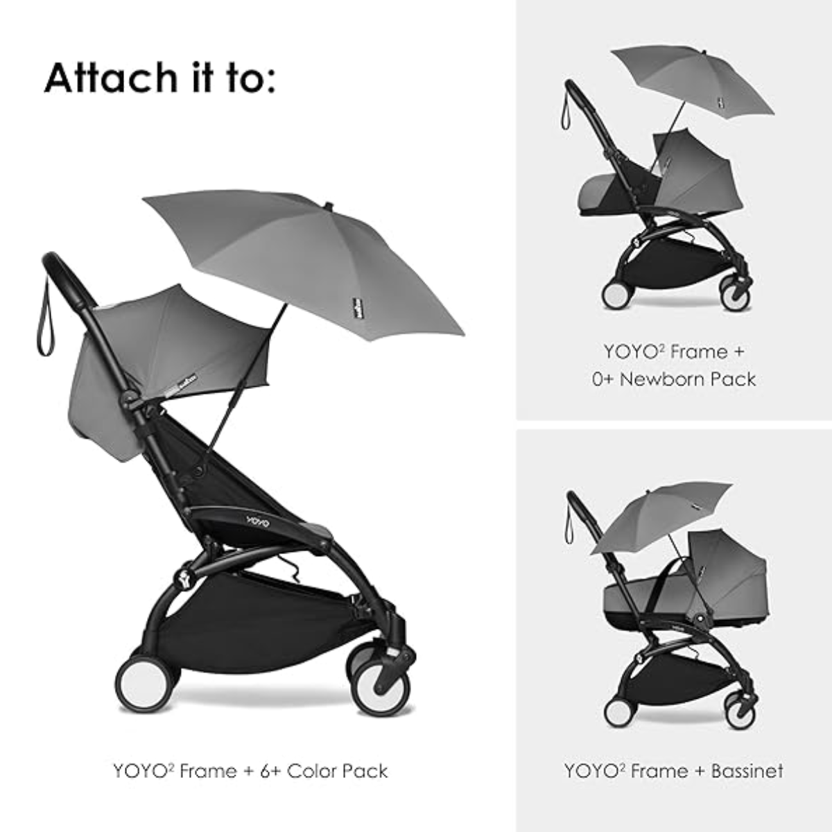 Parasol Yoyo+ Babyzen Grey