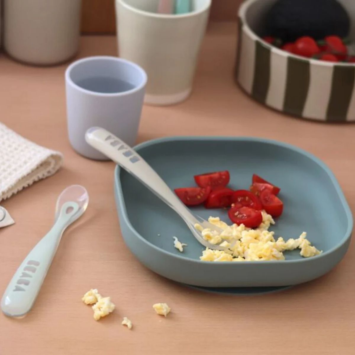 Beaba Baby First Foods - Travel Set of 2 - Clay on Luna Baby Store Miami