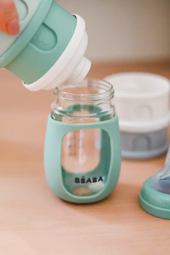 Beaba Formula Snack Container - Sage - Luna Baby Store Miami