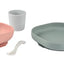 Beaba Silicone Suction Meal Set - Set of 4 - Eucalyptus - Luna Baby Store Miami