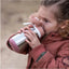 Beaba - Garrafa de Água Infantil de Aço Inoxidável, Rosa